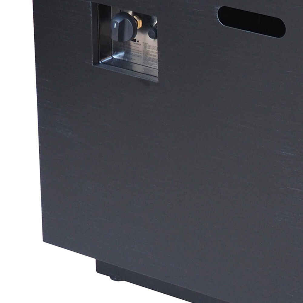 Hearth and Haven 33&quot; Square Iron Fire Pit in Dark Grey, , large