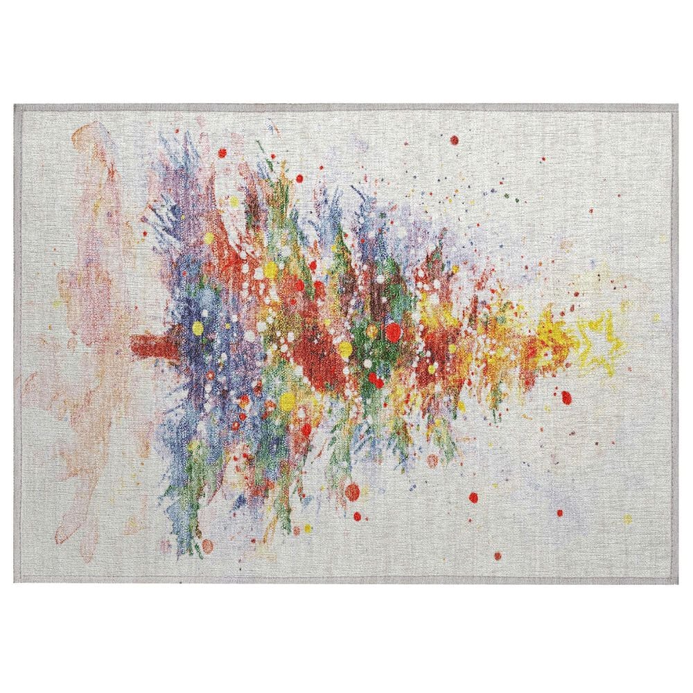 Dalyn Rug Company Wonderland WN17 1"8" x 2"6" Ivory Door Mat, , large