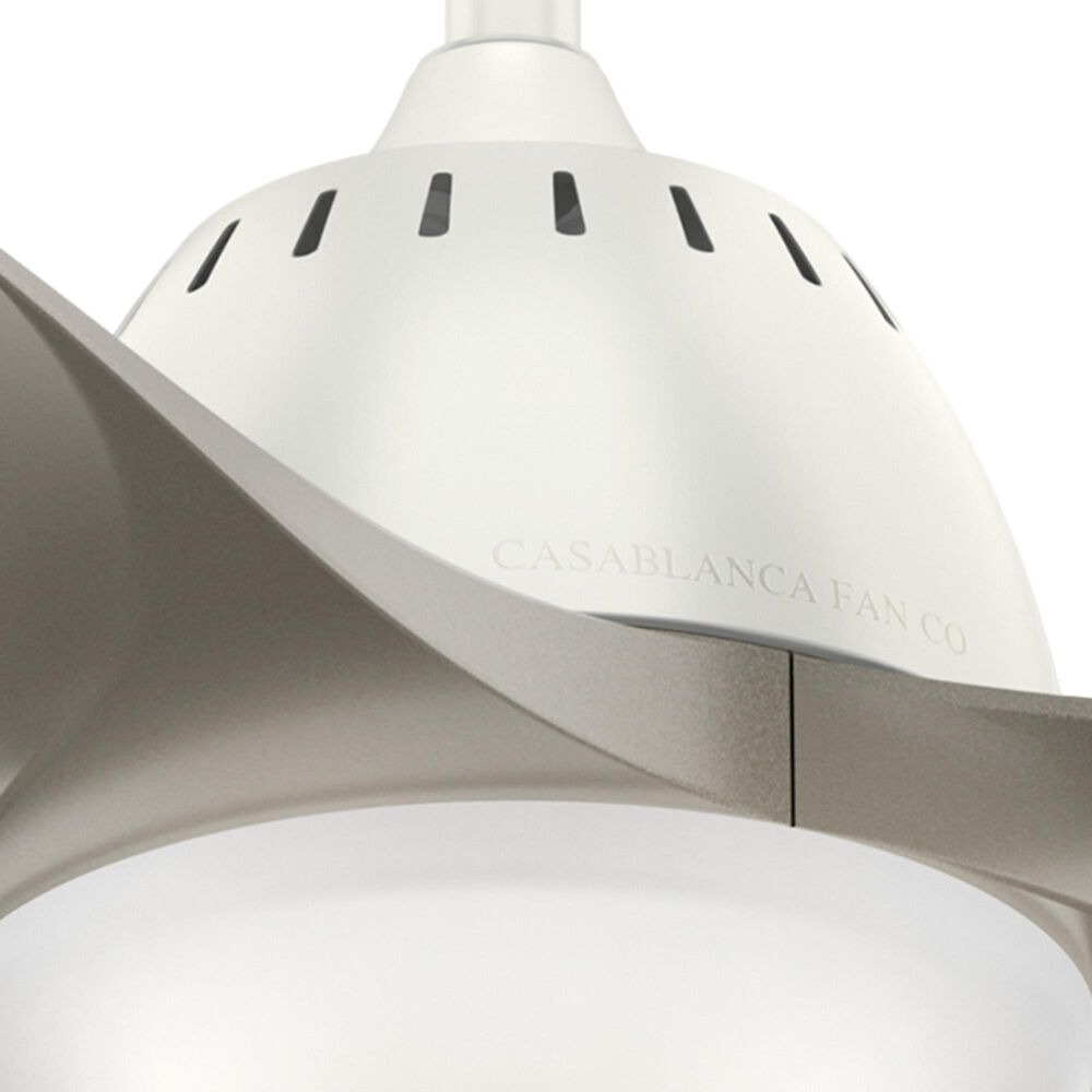 Hunter Wisp 52&quot; Ceiling Fan with LED Light in Fresh White, , large