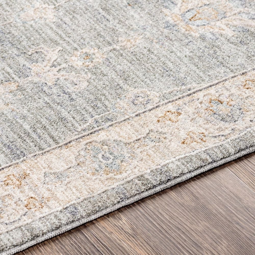 Surya Avant Garde 2&#39;7&quot; x 4&#39; Gray, Beige and Denim Area Rug, , large