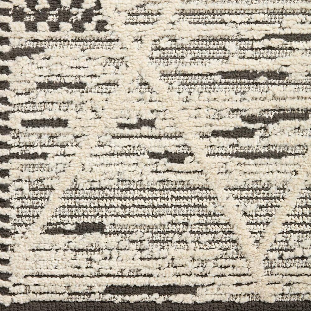 Loloi II Fabian FAB-03 2&#39;7&quot; x 4&#39; Charcoal and Ivory Area Rug, , large