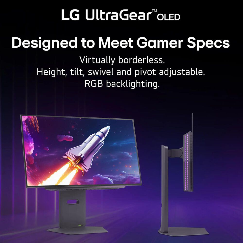 LG 27&#39;&#39; UltraGear OLED QHD Display Gaming Monitor in Black, , large