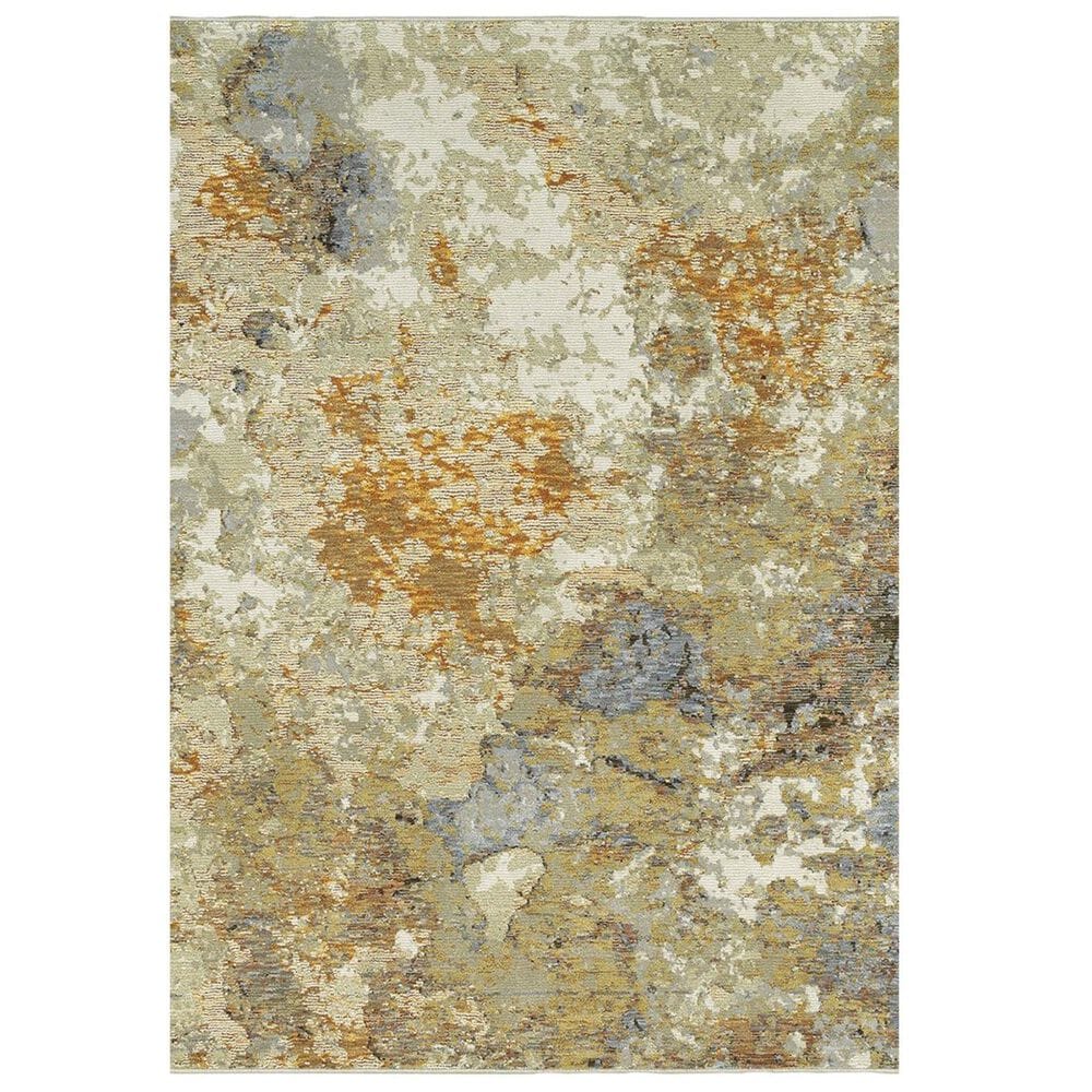 Oriental Weavers Evolution 8031B 10" x 13"2" Gold and Beige Area Rug, , large