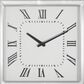 Maple and Jade Decorative Wall Clock with Floating Crystals in Silver, , large