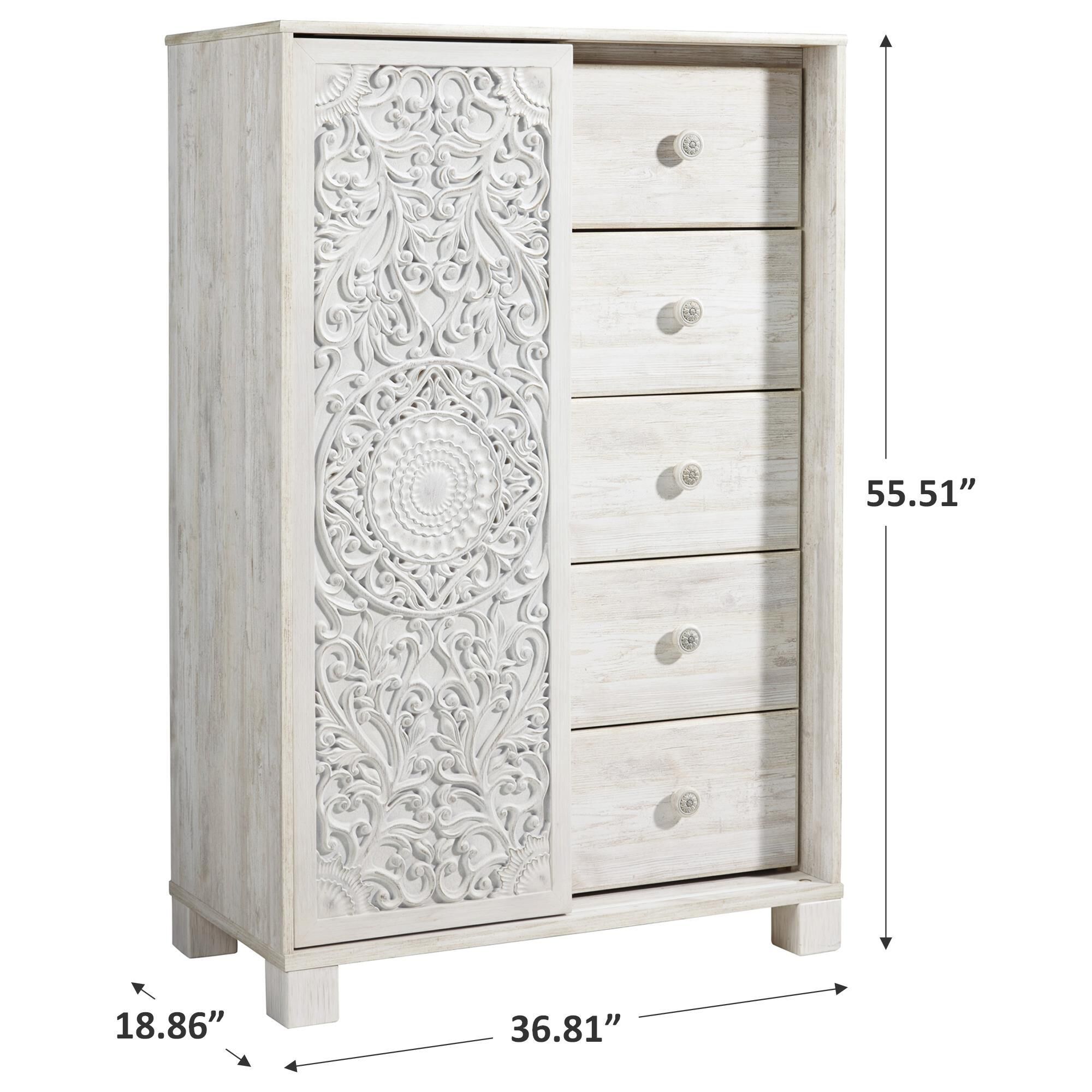 Paxberry dresser store white