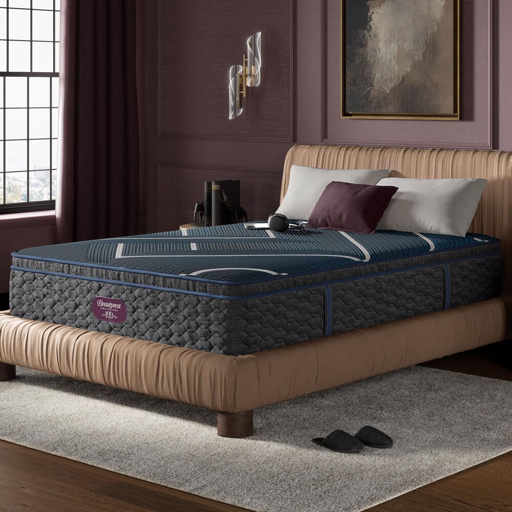 Beautyrest World Class Level Four Hybrid Medium Apex Top Queen Mattress, , large