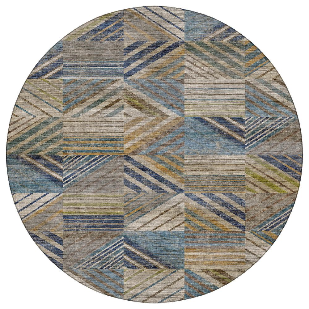 Dalyn Rug Company Nexus Denim 8" Round Area Rug, , large