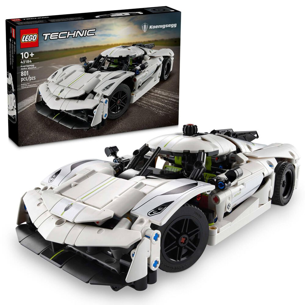 LEGO Technic Koenigsegg Jesko absolut white hypercar toy, , large