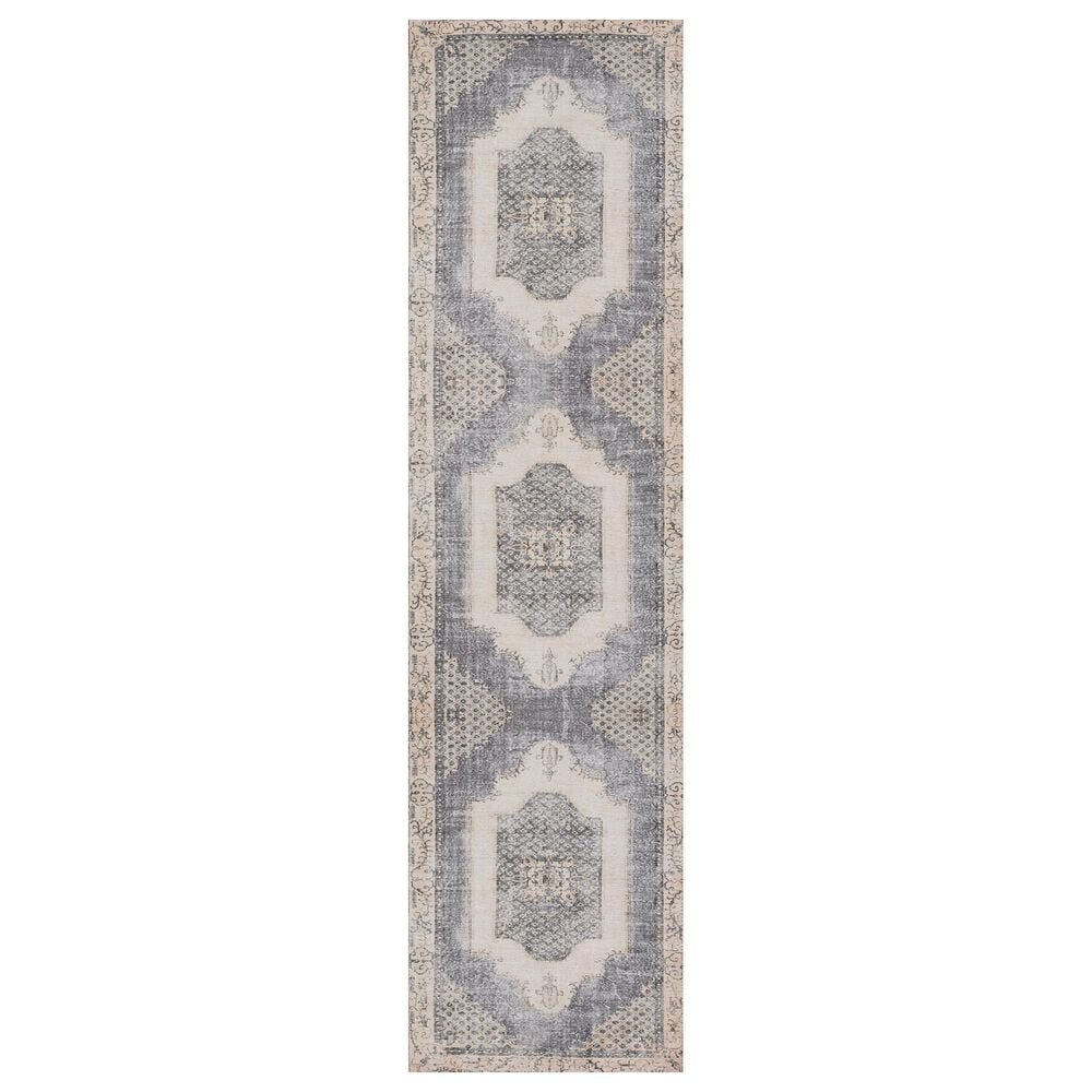 Momeni Afshar 2"3" x 7"6" Denim Runner, , large