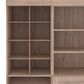 Bestar Pur 25" Closet Organizer in Rustic Brown, , large