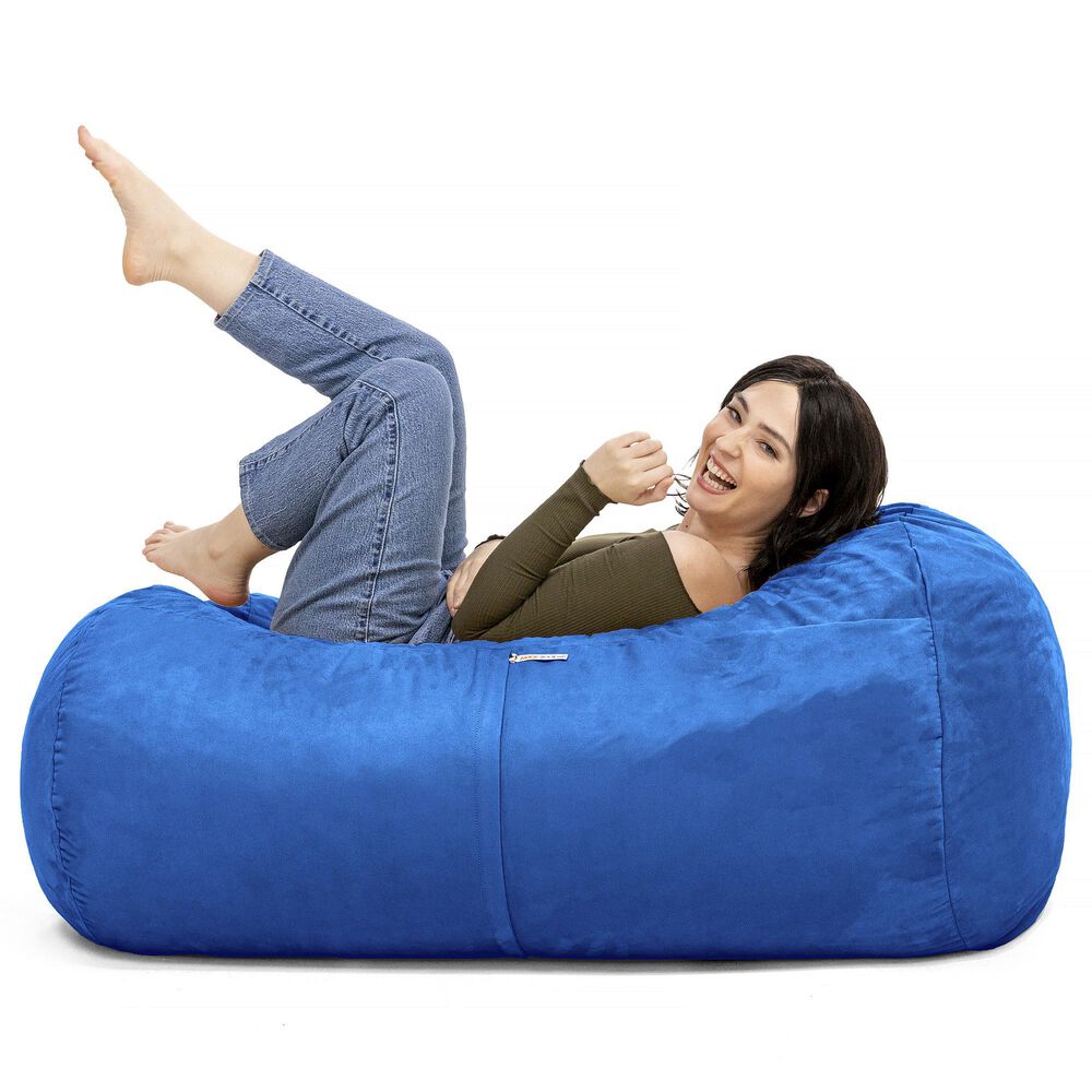 Jaxx 4&#39; Lounger Bean Bag in Blueberry, , large