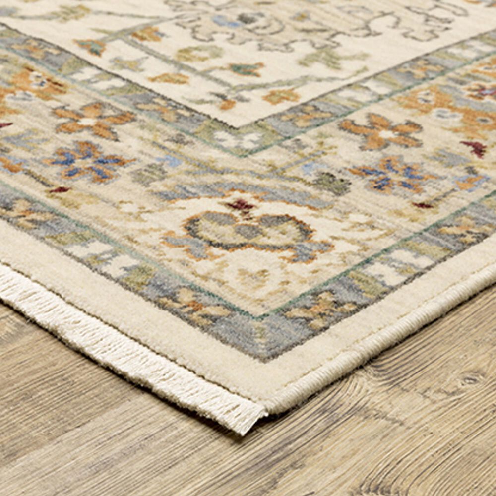 Oriental Weavers Lucca Oriental Border 2&#39; x 3&#39; Ivory Area Rug, , large