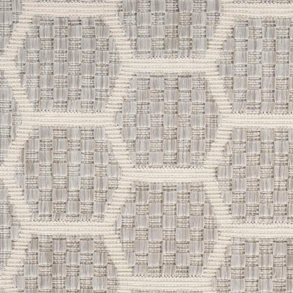 Nourison Twist Reversible 2&#39; x 6&#39; Grey Indoor/Outdoor Runner, , large