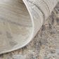 Feizy Laina 3" x 10" Gray and Beige Runner, , large