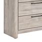 Ashley Broachmyn 6-Drawer Dresser Only in Light Gray, , large