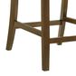 Coaster Paxton Counter Chair with Grey Upholstery in Warm Brown, , large