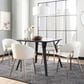 Lumisource Claire Chair in White/Gold, , large