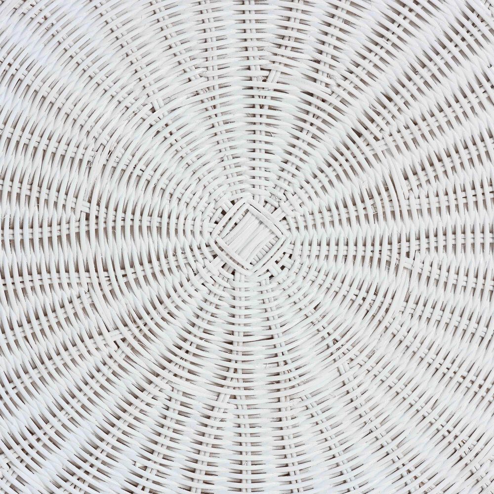 Baxton Studio Palm End Table in White, , large