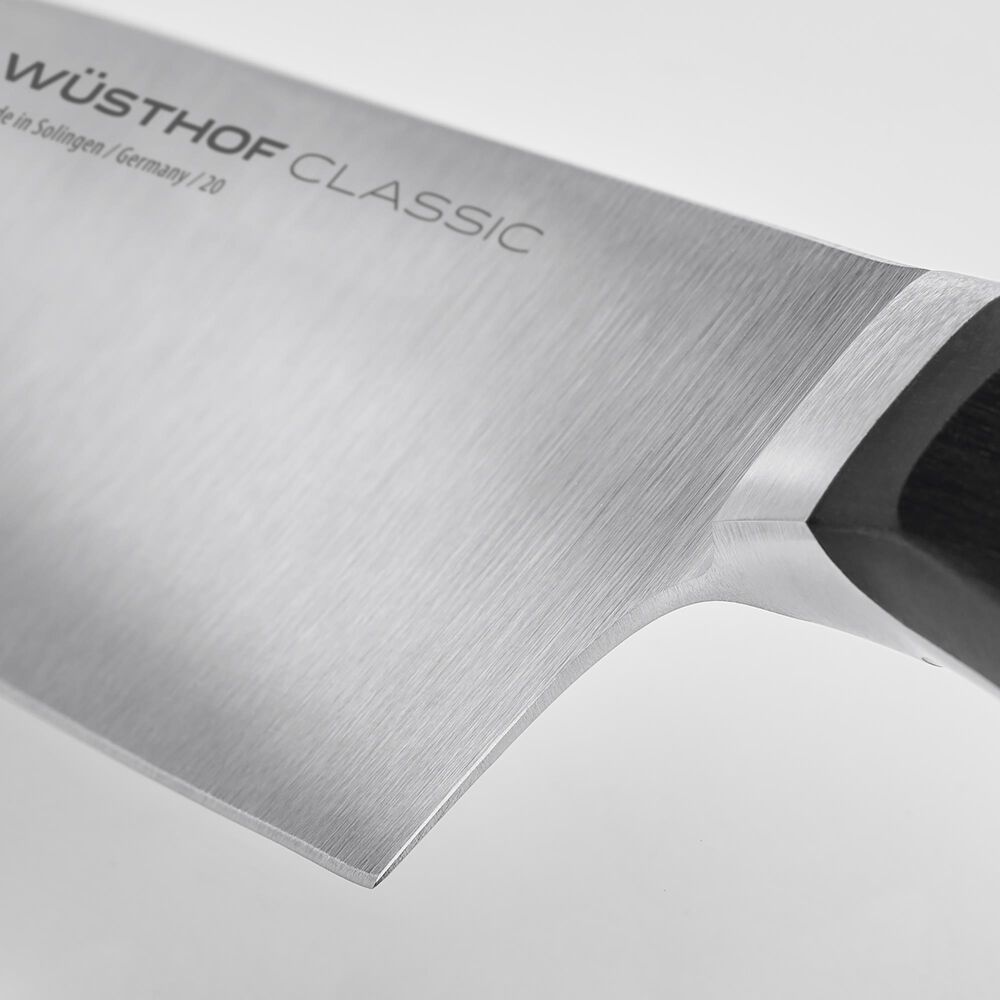 Wusthof Classic 7&quot; Hollow Edge Craftsman Knife in Stainless Steel and Black, , large