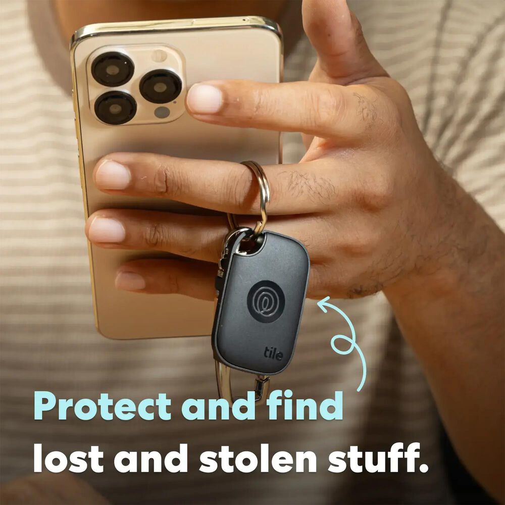 Tile by Life360 Tile Pro - Bluetooth Tracker - 2 Pack - Black/White, , large
