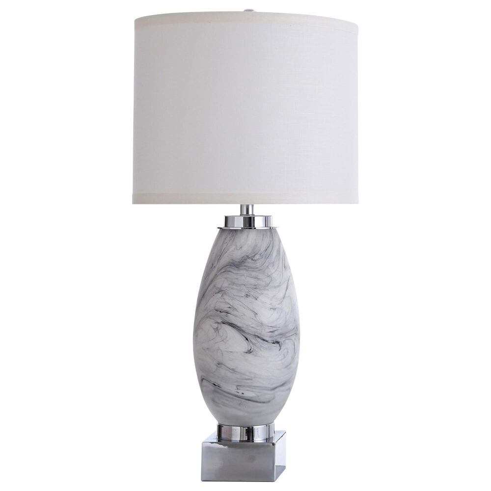 Flair Industries Elaborate Table Lamp in Gray, , large