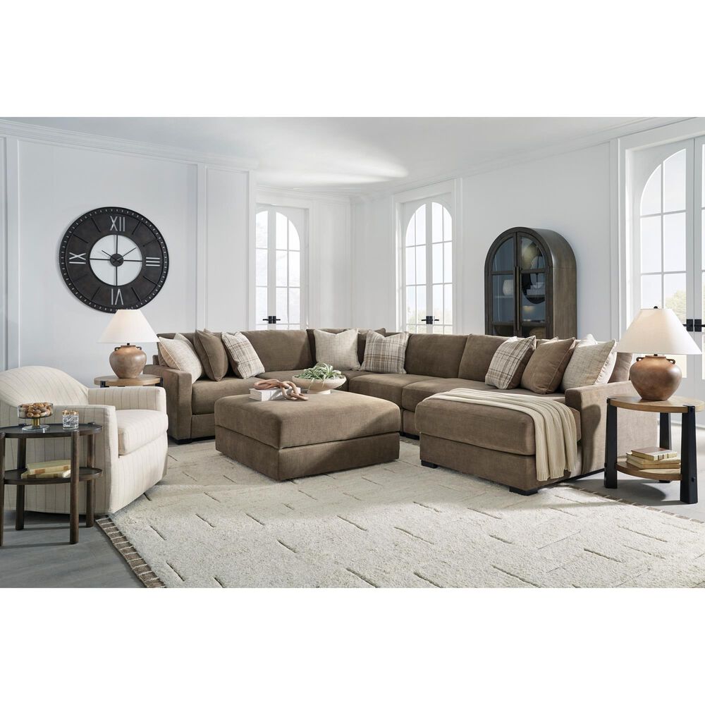 Ashley Camellia-Court Storage Ottoman in Coffee, , large