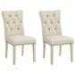 Valor Living Preston Side Chair with Burlap Cushion (Set of 2), , large