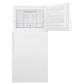 Whirlpool 30" Top Freezer Refrigerator in White, , large