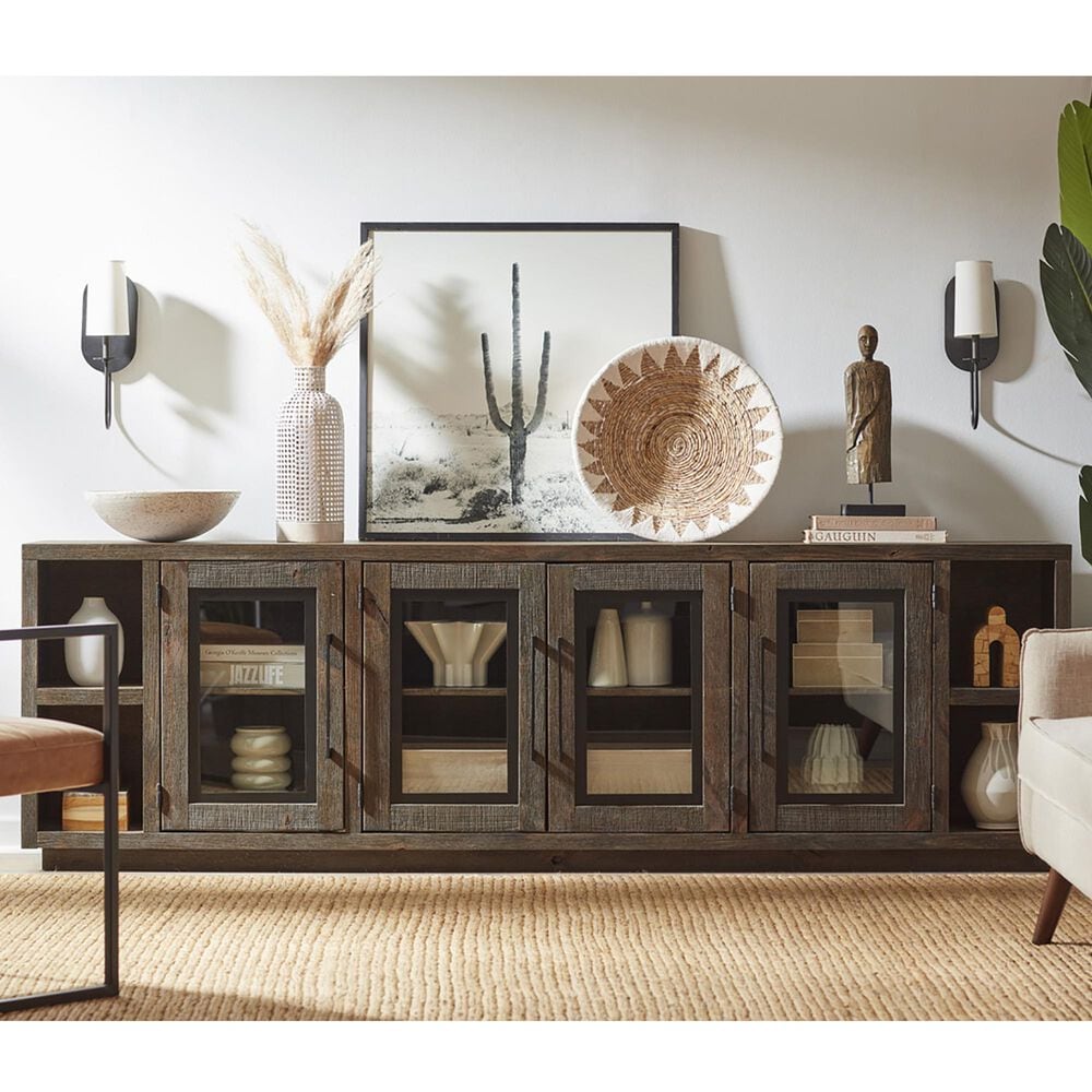 Riva Ridge Paige 97&quot; TV Console in Brindle, , large