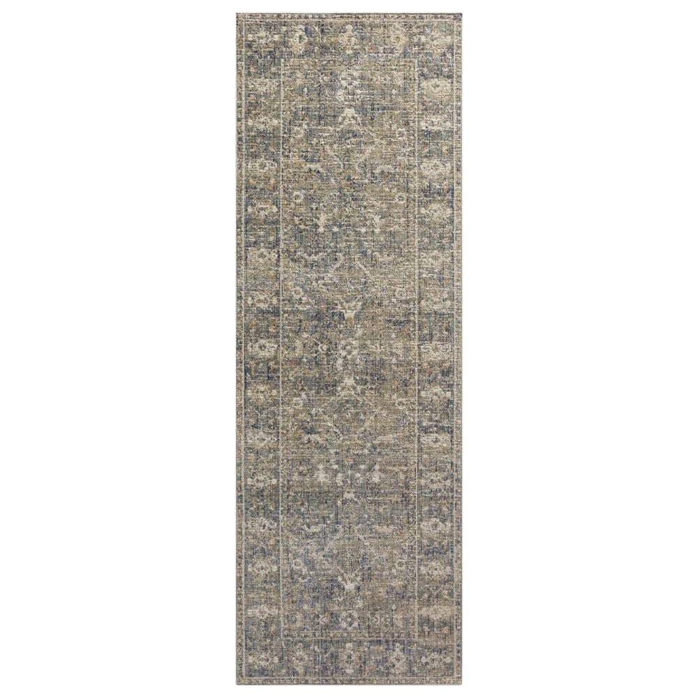 Chris Loves Julia x Loloi Rosemarie 2"7" x 12" Sand and Lagoon Runner, , large