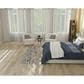 Nourison Silk Shadows 2"3" x 8" Ivory and Grey Runner, , large