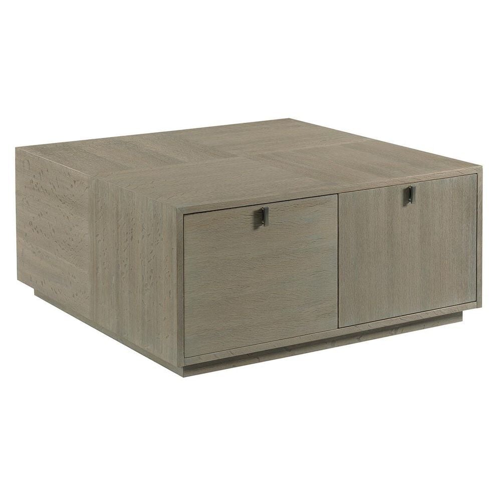 American Drew Creston Square Coffee Table in Natural Gray, , large