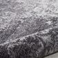 Nourison Silk Shadows 2" x 3" Graphite Area Rug, , large