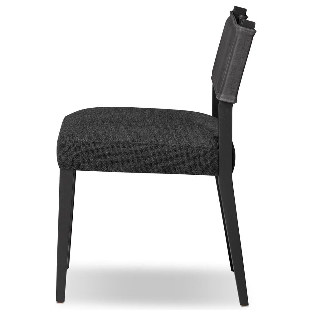 Four Hands Ferris Dining Side Chair in Black Ash, , large
