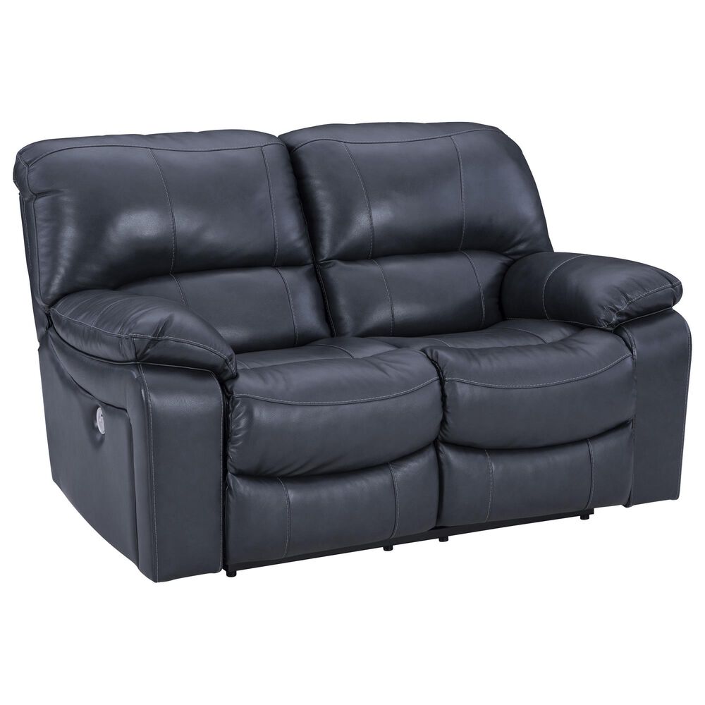 Ashley Leesworth 3-Piece Power Reclining Living Room Set in Ocean, , large