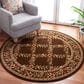 Safavieh Lyndhurst LNH557 5"3" Round Brown Area Rug, , large