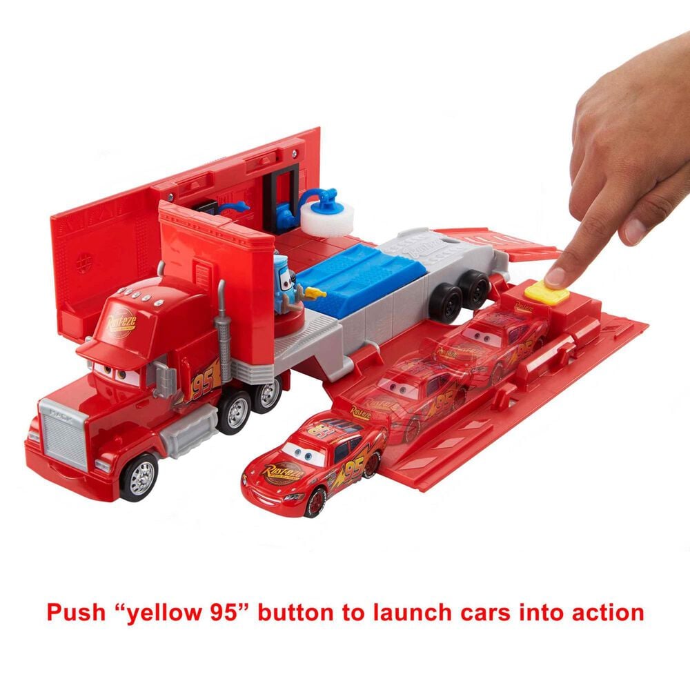Disney Cars Transforming Mack Playset in Red, , large