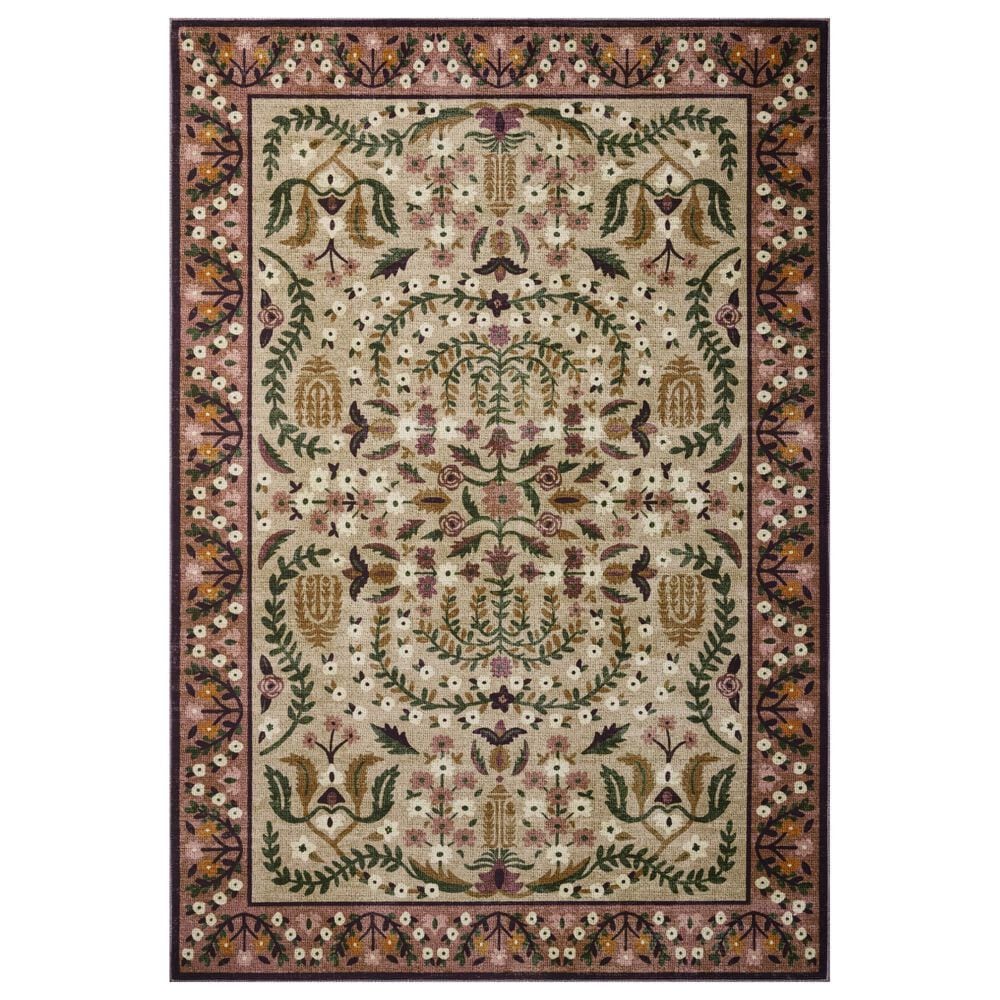 Loloi Canopy Edie Aubergine 8"6" x 11"6" Area Rug, , large