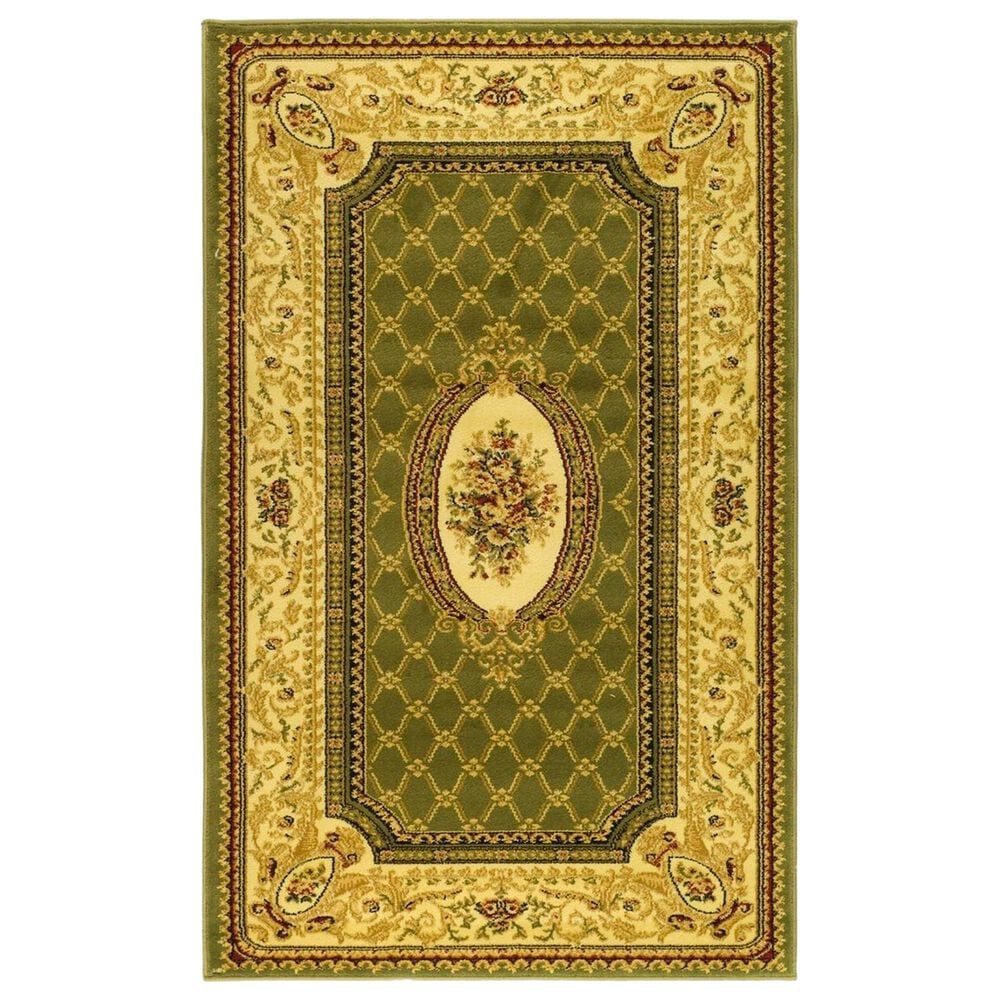 Safavieh Lyndhurst LNH223 3"3" x 5"3" Sage and Ivory Area Rug, , large