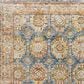 Surya Mona Lisa 5"3" Round Tan, Dark Blue, Mustard, Brick Red, Olive, Sage and Burgundy Area Rug, , large