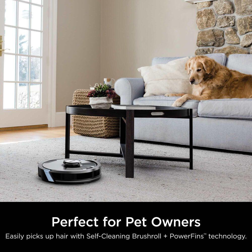 Shark 2-In-1 Robot Vacuum and Mop with XL HEPA Self-Empty Base in Black, , large