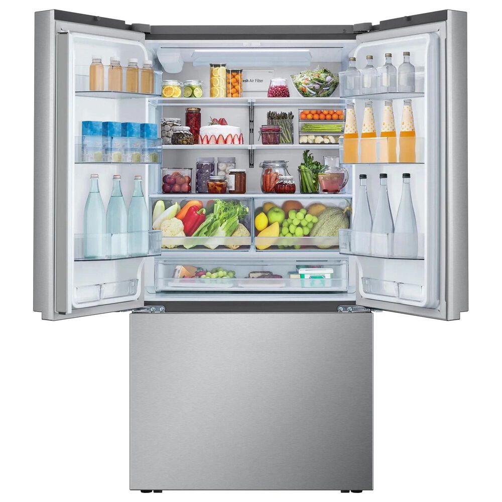 LG 27 Cu. Ft. Counter-Depth French Door Refrigerator in Stainless Steel, , large