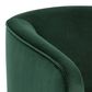 37B Hazel Swivel Lounge Chair in Deep Green Sky Velvet, , large