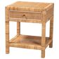 Baxton Studio Adelia 1-Drawer Nightstand in Natural Brown, , large
