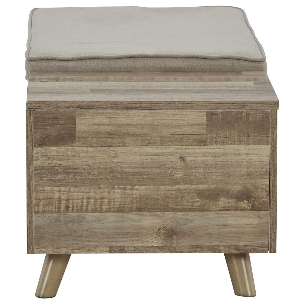 Ashley Gerdanet Storage Bench in Light Brown, , large