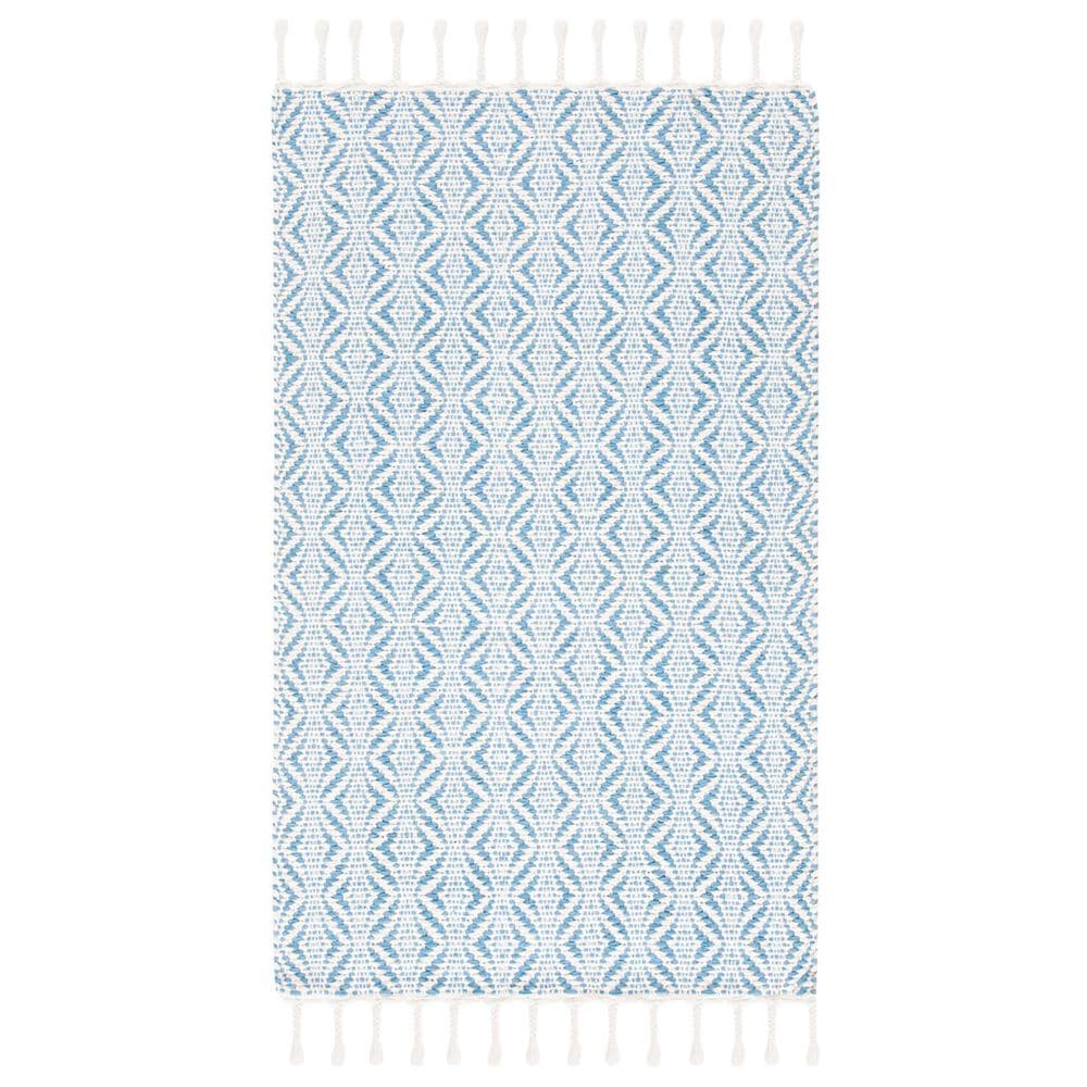 Safavieh Natura Transitional 6" x 9" Blue Area Rug, , large
