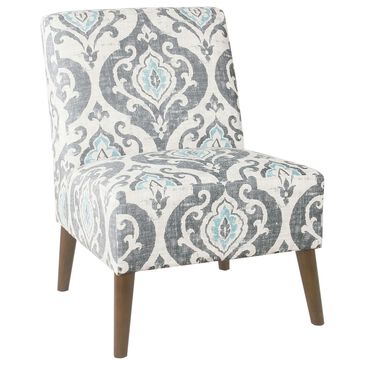 Kinfine HomePop Accent Chair in Blue, , large