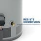 GE Appliances RealMAX Choice 40-Gallon Short Liquid Propane Atmospheric Water Heater in Gray, , large