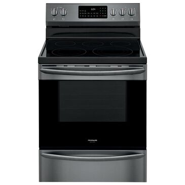 Frigidaire Gallery 30"" Freestanding Electric Range in Black Stainless Steel, , large