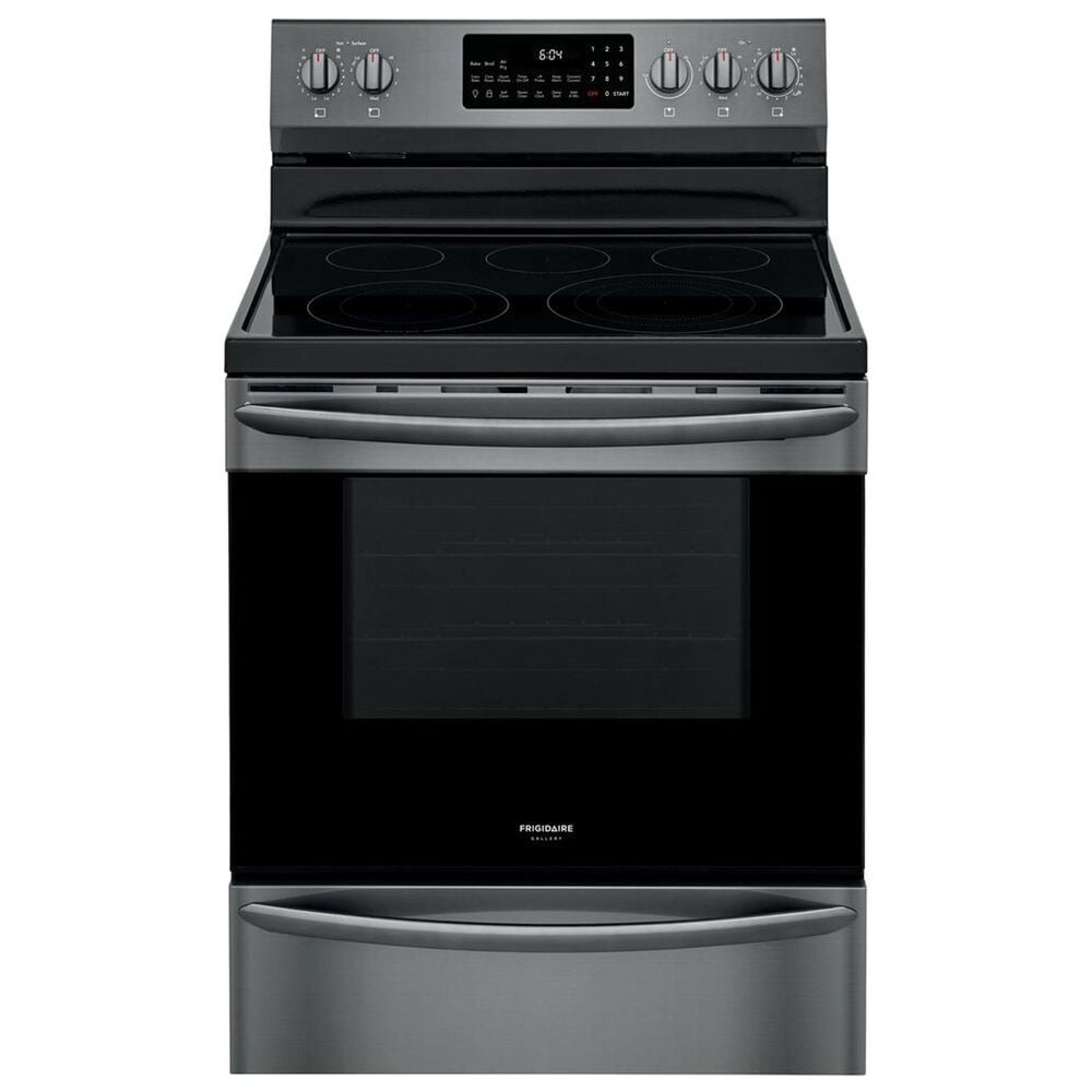 Frigidaire Gallery 30"" Freestanding Electric Range in Black Stainless Steel, , large